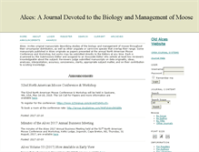 Tablet Screenshot of alcesjournal.org